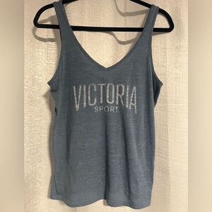 Victoria's Secret SPORT Blue Tank Top Vintage Y2K